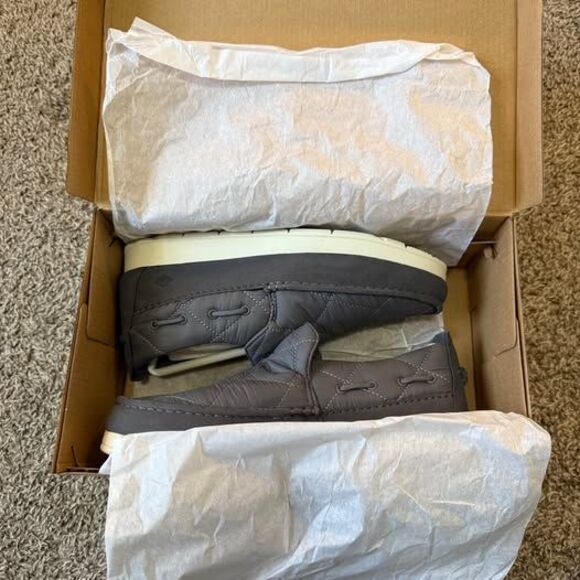 Sperry Moc-Sider STS-87050 Sneakers Women's 9 M Gray Slip-On Casual Shoes KHD688 - Picture 2 of 8